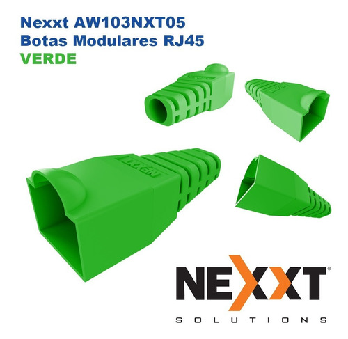 Nexxt Aw103nxt05 Botas Modulares Lszh Para Rj45 - Verde