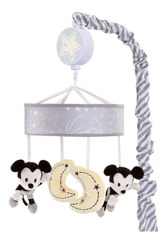 Móvil Para Cuna Musical Disney Baby Mickey Mouse, Gris ...