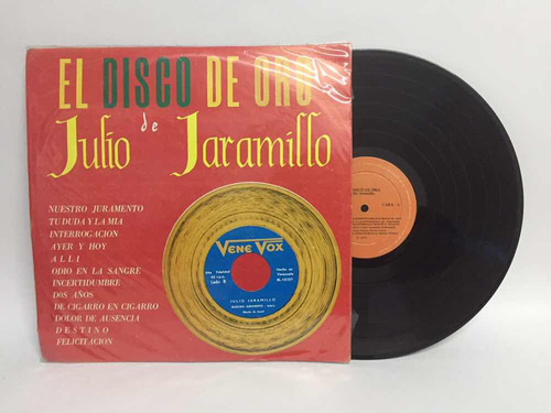 Julio Jaramillo - Disco De Oro Vinyl Lp Ed.venezuela