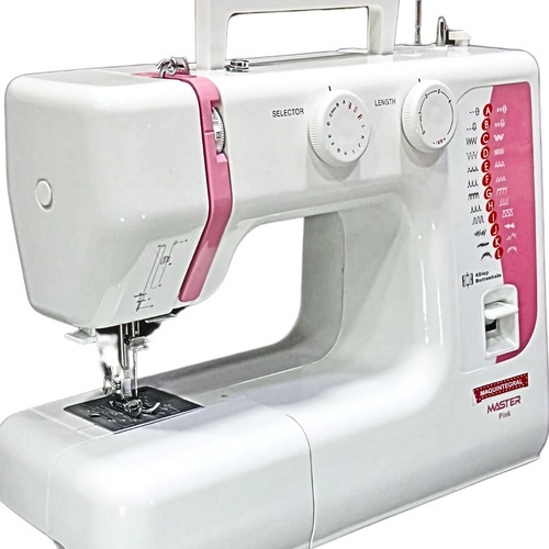 Maquina Coser Profesional Multifuncion 24 Funciones Master Rosa Chicle
