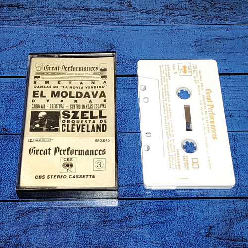 Smetana Dvorak Szell El Moldava Cassette Arg Maceo-disqueria