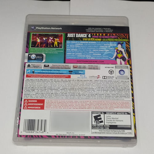 Just Dance 4 Ps3 - Longaniza Games (Reacondicionado)
