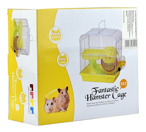 Imagen 3 de 6 de Jaula Casa Para Hamster Rata Erizo Roedor Madriguera Chica
