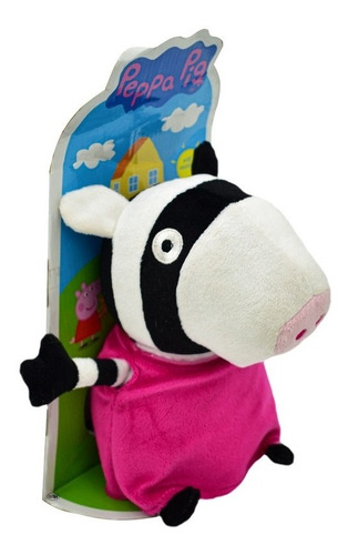 Peppa Pig - Zoe Cebra Peluche De 24 Cm