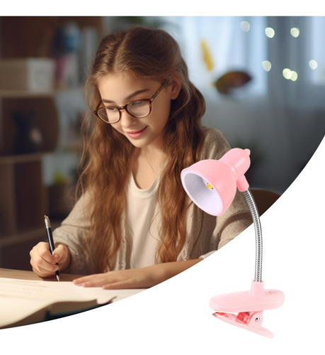 Lámpara Con Clip, Bonito Farol De Mesa Con Pinza, Lámpara Pa