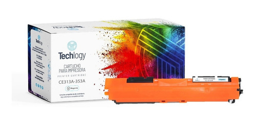 Toner Techlogy Ce313a/353a Mfp M176 M177 M175 Tinta Magenta
