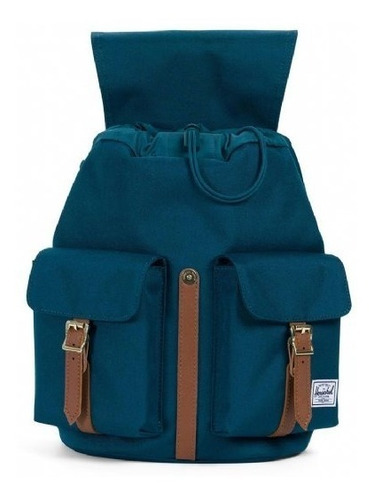 Mochila feminina Herschel Green Dawson 1030102108os Design de tecido liso
