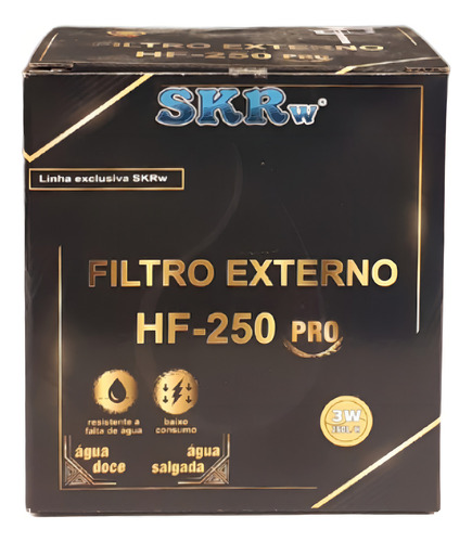 Filtro Externo 250 L/h Aquarios Até 50l 110v