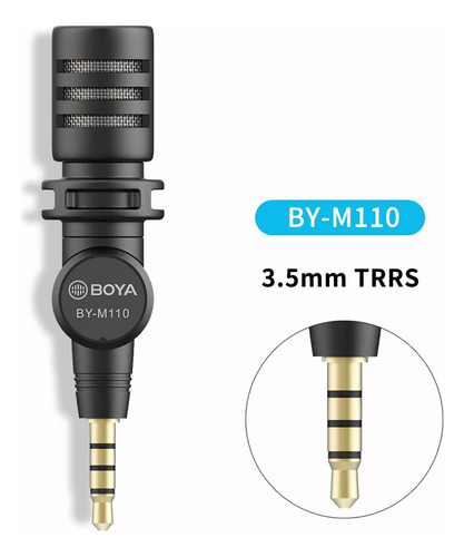 Microfono De Condensador Boya, By-m110 Plug And Play Con Om