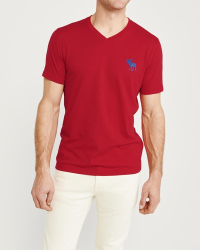 Camiseta Abercrombie Logo 100% Original Importada Algodão -
