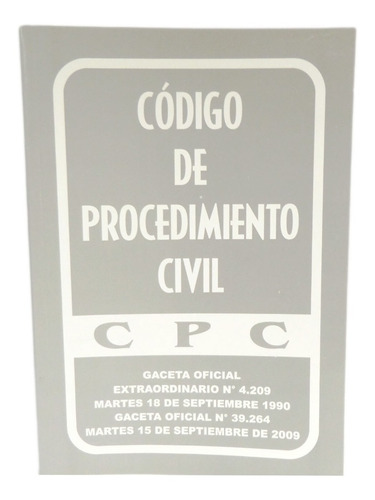 Código De Procedimiento Civil / Leyes