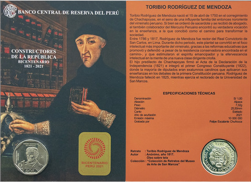 9 Blisters Serie Constructores / Bicentenario Colección Unc