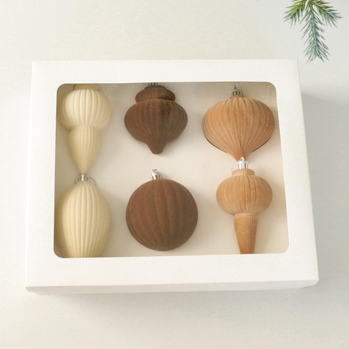 Adornos De Bolas De Terciopelo Para Árbol De Navidad Adornos