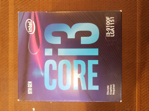 Procesador Intel Core I3 9100f