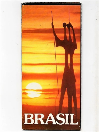 Folder Propaganda Varig - Promocional Brasil - 1980