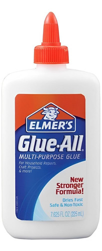 Pegamento Líquido Elmers Glue All Blanco 225 Ml Seca Rapido