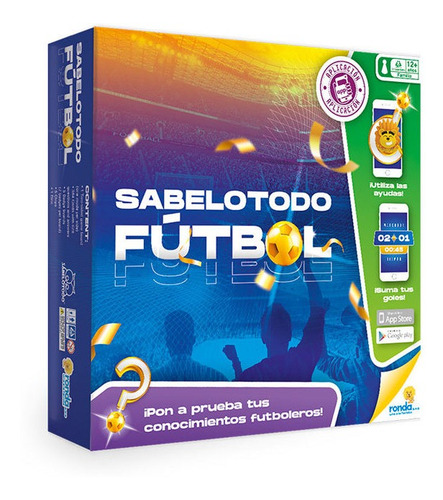 Imagen 1 de 2 de Juego De Caja Sabelotodo Fútbol Juego De Mesa