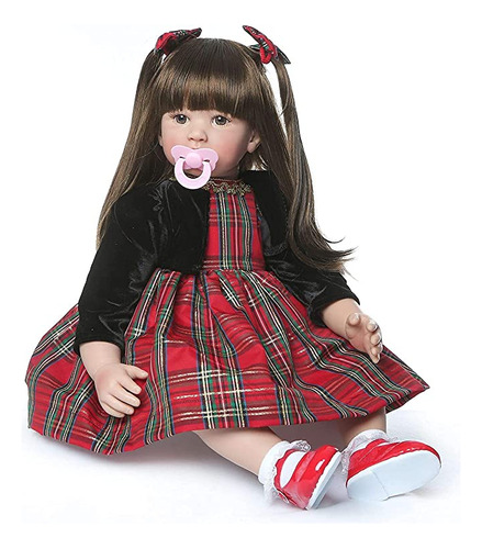 Reborn Toddler Dolls Realistic Girl 24 Pulgadas Real Lookin