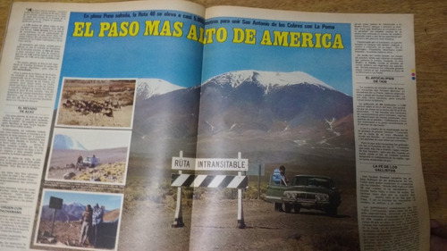 Revista Clarin N° 14109 Salta Ruta 40 Cobres Con Poma 1985