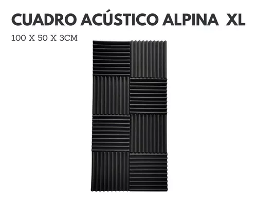 Placa Acústica Panel Acústico Cuadro C/respaldo