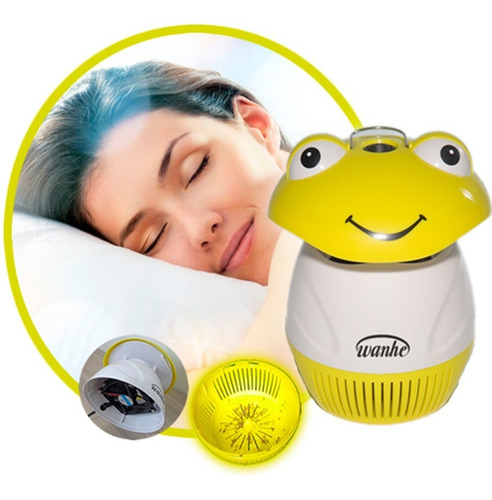 Sapinho Luminária Pega Mosquito Armadilha Pernilongo Abajur