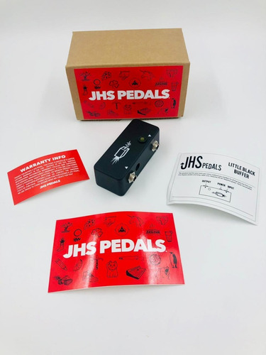 Pedal Jhs Little Black Buffer Para Guitarra (novo/nf) Cor Preto