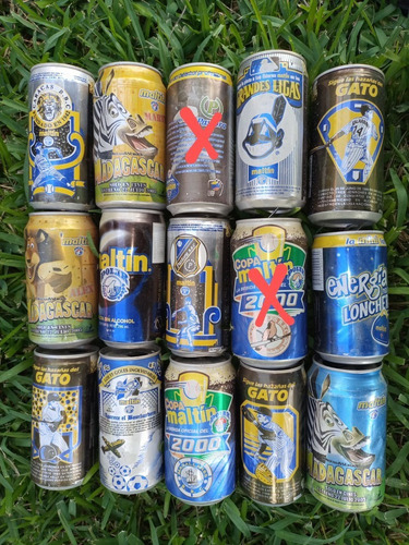 Imagen 2 de 4 de Latas Coleccionables De Maltin Polar Vacías