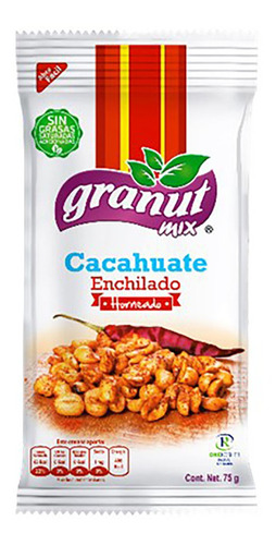 Cacahuates Granut Mix Enchilados 75g