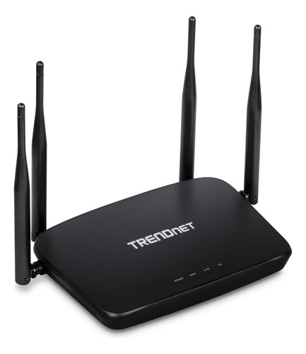 Trendnet Ac Router Wifi De Doble Banda, Tew-831dr, 4 Antena. Color Black