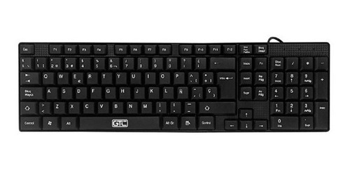 Imagen 3 de 10 de Kit Teclado Y Mouse Optico Usb Cable Pc Notebook Envíos Gtía