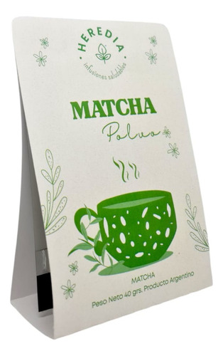 Matcha En Polvo X 40 Gr - Heredia