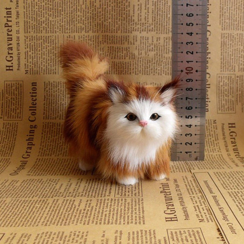 Imagen 3 de 5 de Mini Simulacion De Gatitos - Gatos - Peluches Adorno Juguete