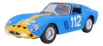 Comprar Ferrari 250 Gto #112 Escala 1:24 Burago Azul S\u002Fcaja