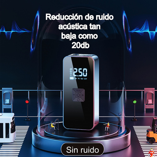 Bombas Aire Inflador Eléctricas Compresora Aire Portátil Auto Llantas 150psi