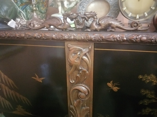 Imagen 5 de 6 de Antiguo Mueble Oriental, Tallado Hermoso, Único
