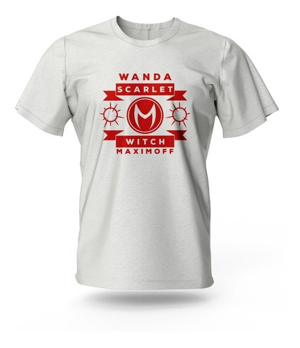 Imagem 1 de 3 de Camiseta Feiticeira Escarlate - Wanda Maximoff - Poliéster