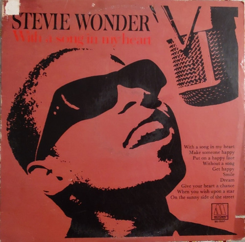 Vinilo Lp Stevie Wonder  With A Song In My Heart (xx304