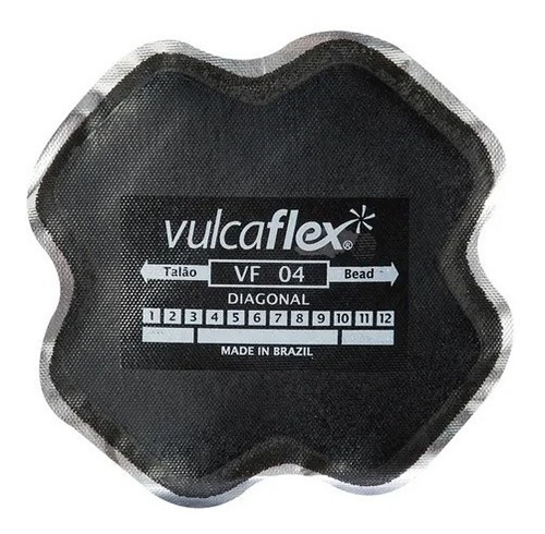 Parches Con Telas Para Neumaticos Vulcaflex Vf- 04 De 10 Und