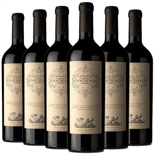 Vino El Gran Enemigo Blend Tinto Mendoza Caja X6 - 01almacen