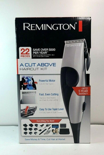 Kit De Corte De Cabelo Remington Hc-80 Precision 22 Peças Co