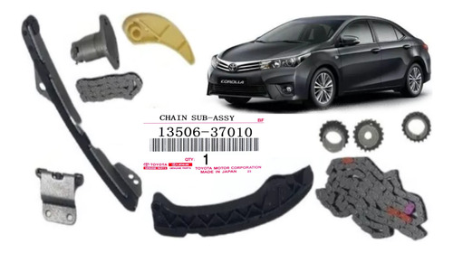 Kit Cadena Tiempo Toyota Corolla 1zr 2zr Irani 2009 Al 2020