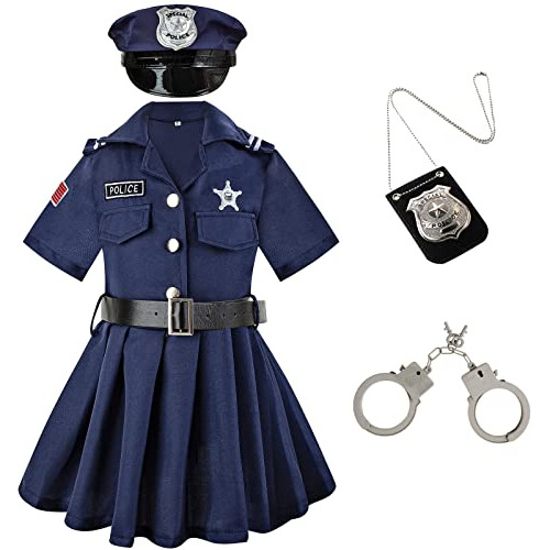 Disfraz De Oficial De Policía Niñas, Disfraz De Polic...