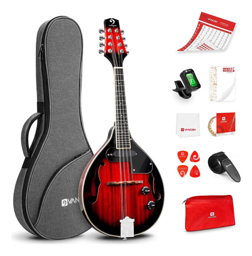 Instrumento Musical De Mandolin Vangoa Un Estilo Acústico De
