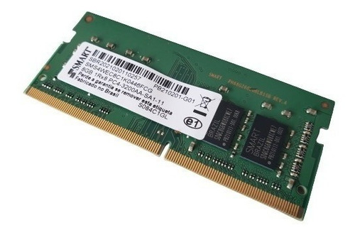 Memoria Para Smart Notebook 8 Gb Ddr4 Pc4 3200aa 25600 Sodim
