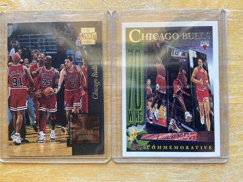 Michael Jordan 2 Tarjetas Bulls Pippen Rodman