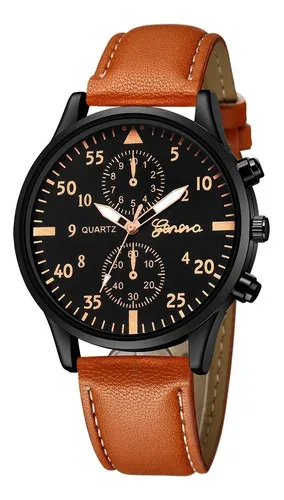Reloj correa cafe hombre sale