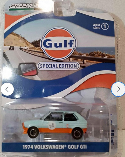 Greenlight Vw Golf Gti Mk1 Gulf 1:64 Edicion Especial Nuevo