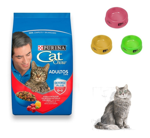 Ración Gato Adulto Cat Chow 15kg (de Purina) Mdeo Envío