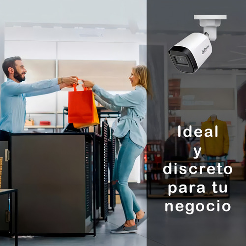 Kit Circuito Cerrado 4 Cámaras B1a21n-u Dahua 2mp Con Disco De 1 Tb