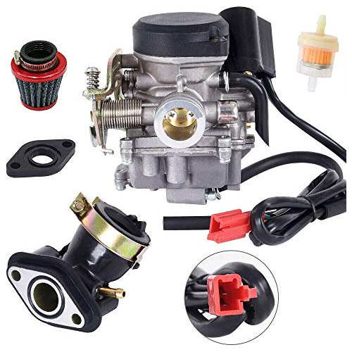 Gy6 50 Gy6 80 Scooter Moped Carburetor W/ Intake Manifold Ai